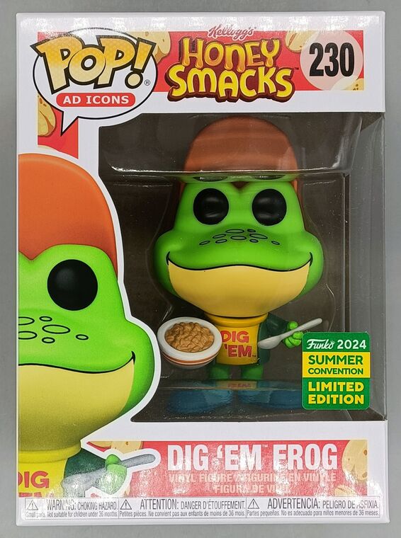 #230 Dig Em Frog - Kelloggs Honey Smacks - 2024 Con