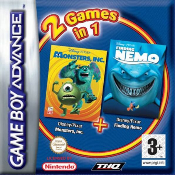 Monsters Inc & Finding Nemo Double Pack