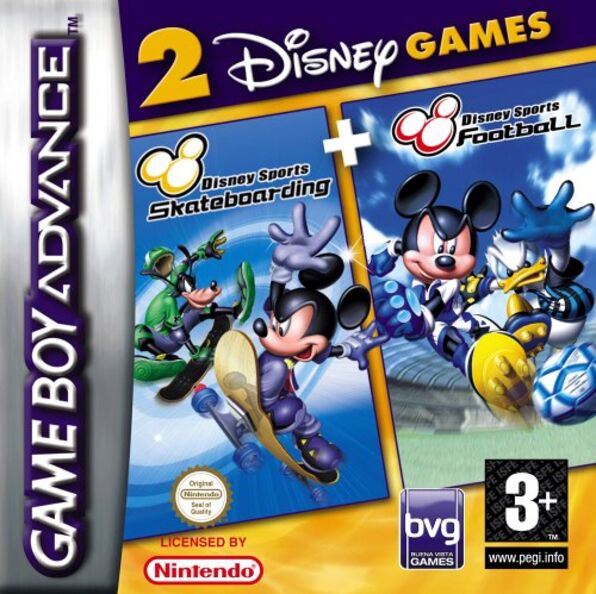 Disney Sports Football & Skateboarding Twin Pack