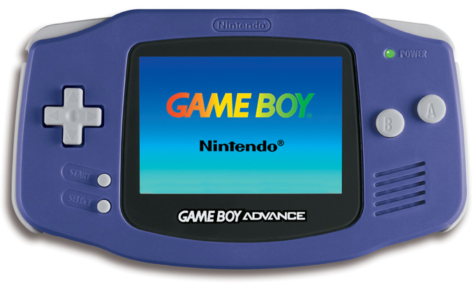 Purple Gameboy shops Advance