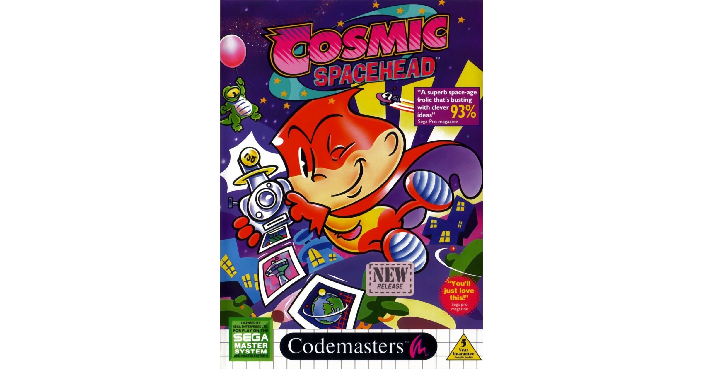 Cosmic spacehead sega прохождение