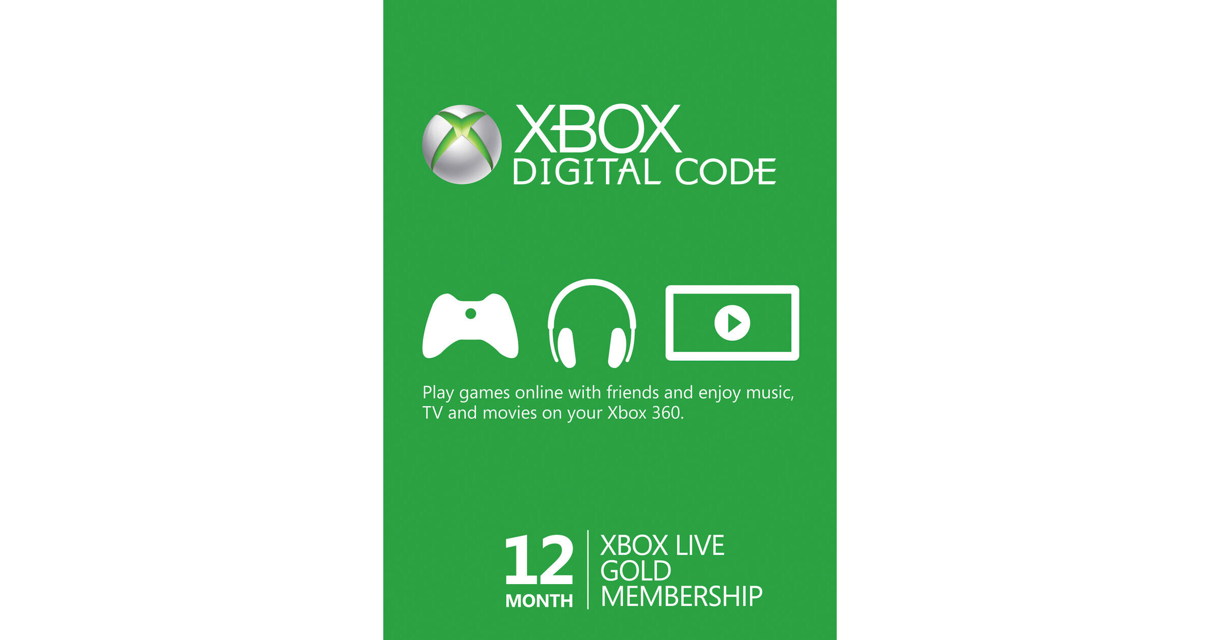 xbox live 12 month digital code uk