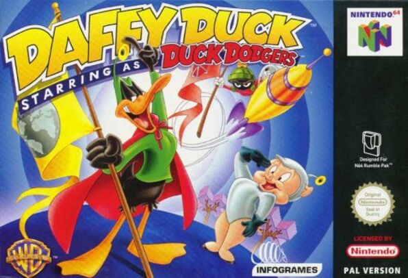 Daffy Duck Starring as Duck Rodgers