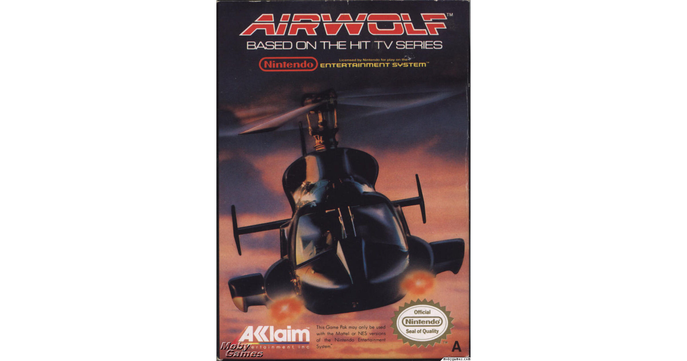 Airwolf nes hot sale