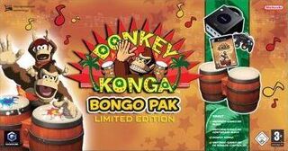 Donkey Konga with bongos