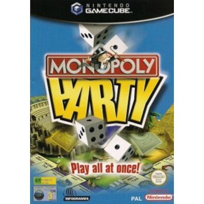 gamecube monopoly party board view