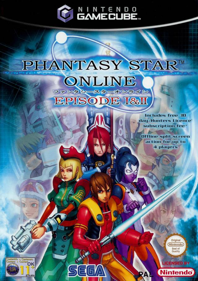 Phantasy Star Online Episode I Ii Nintendo Gamecube