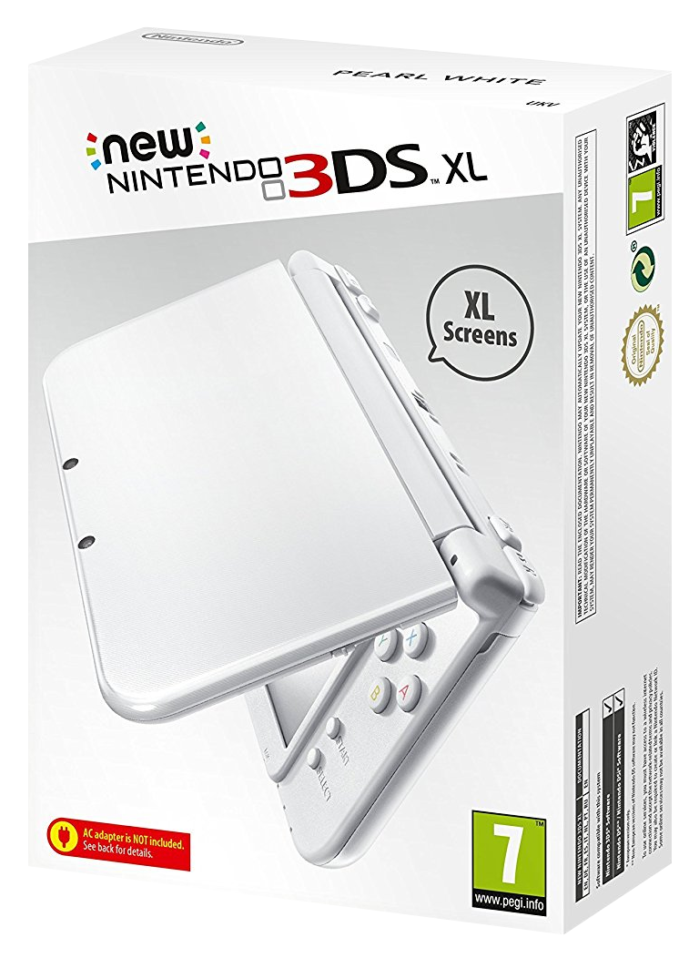 new 3ds xl pearl white