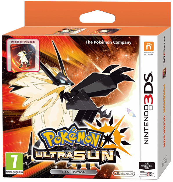 Pokemon Ultra Sun Steelbook Fan Edition