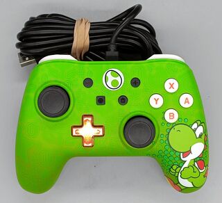 Nintendo Licenced Wired Fight Pad - Yoshi