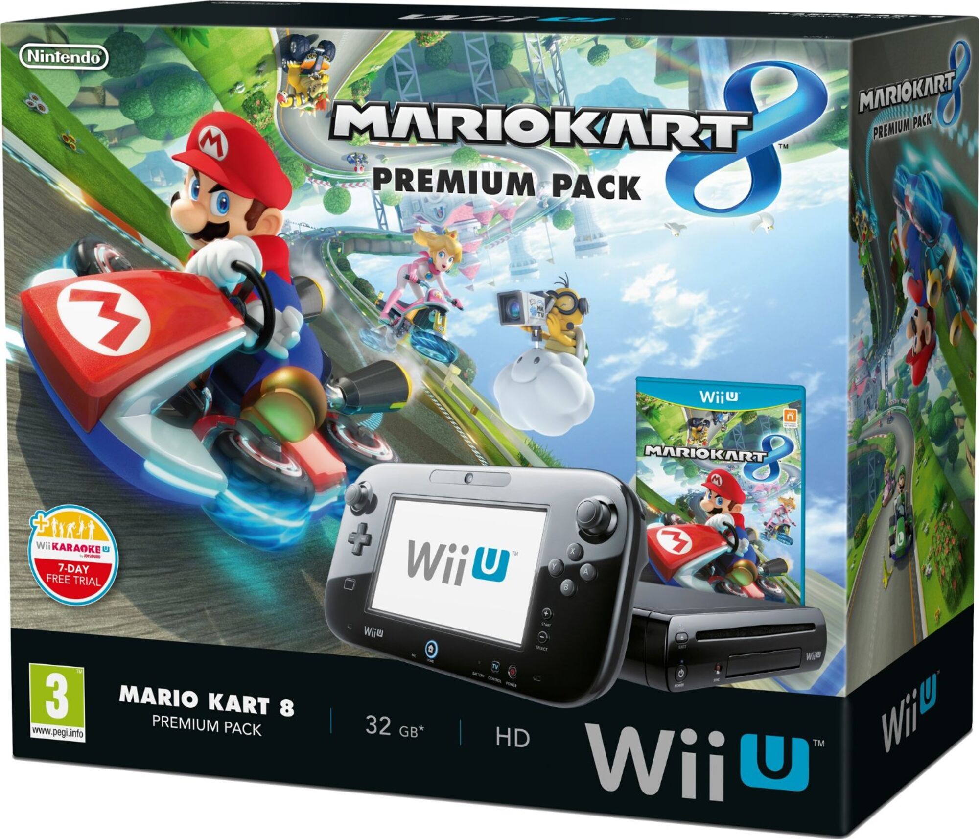 Nintendo Wii U Premium Pack Mario Kart Bundle 5624