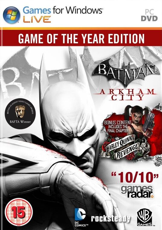 Batman Arkham City Game Of The Year Edition