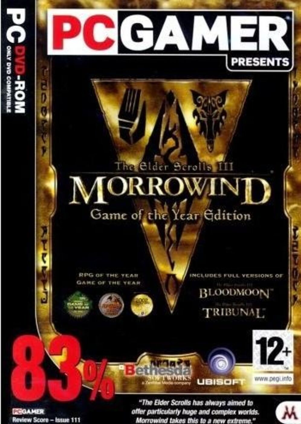 morrowind iso pc game of the year