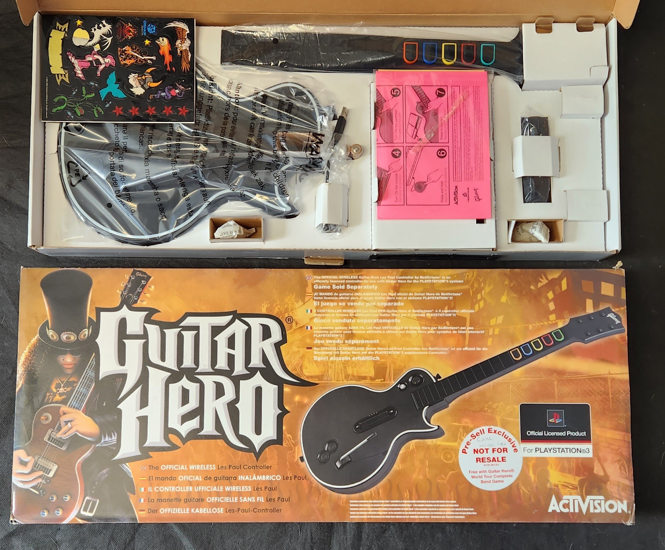 PS3 Guitar Hero World Tour Guitar Kit for Playstation 3 