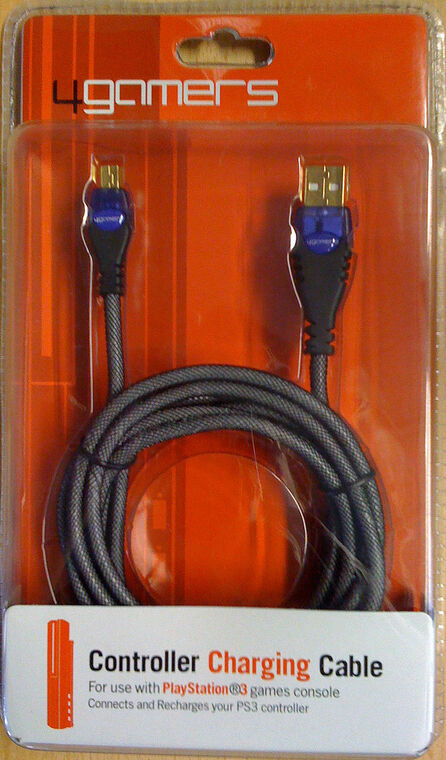 4 Gamers PS3 USB Data and Charge Cable