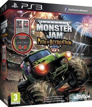 Monster Jam: Path of Destruction with Steering Wheel