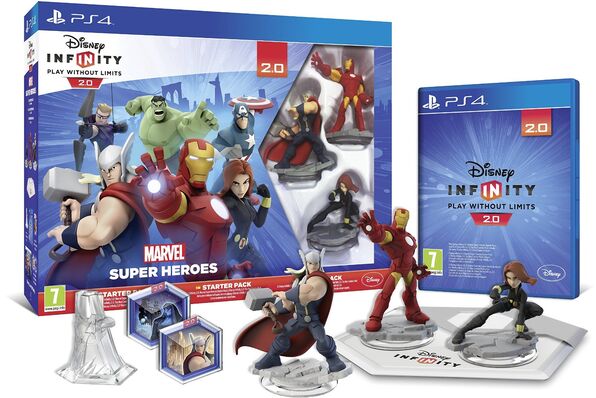 Disney Infinity 2.0 Marvel Super Heroes Starter Pack