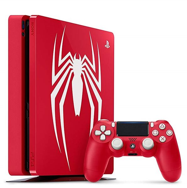 Playstation 4 Slim Console 1TB Red Spiderman Limited Edition