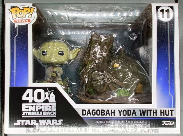 #11 Dagobah Yoda with Hut - Town - Star Wars - BOX DAMAGE