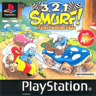 3-2-1 Smurfs: My First Racing Game