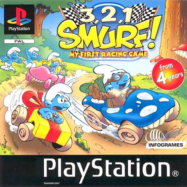 3-2-1 Smurfs: My First Racing Game