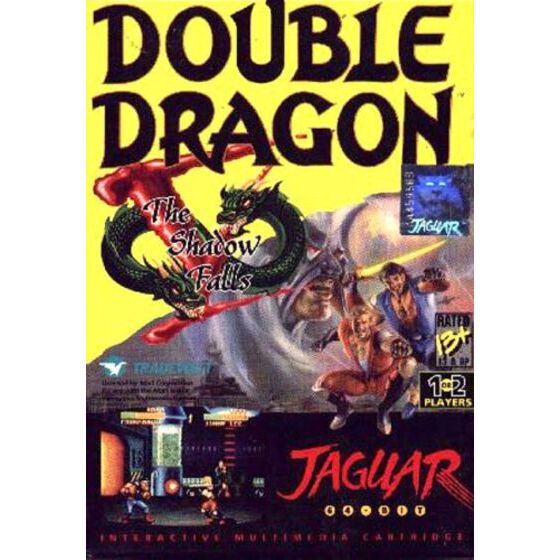 Double Dragon the Shadows Fall Atari Jaguar Repro Box / 