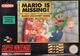 Mario is Missing SNES