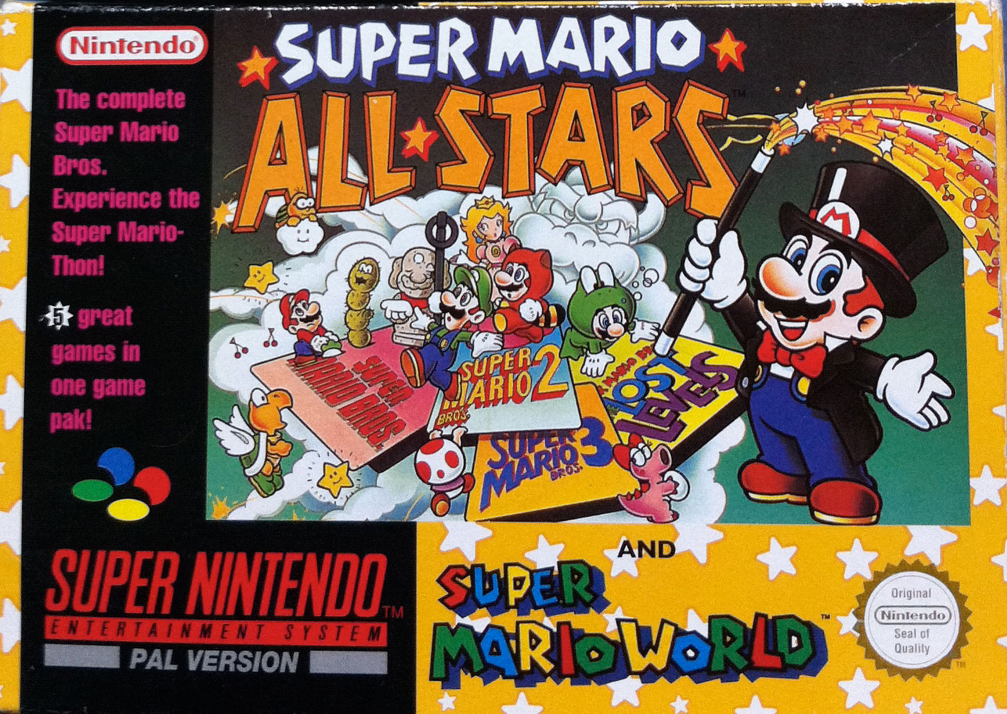 Mario All Stars/Mario World – Nintendo SNES