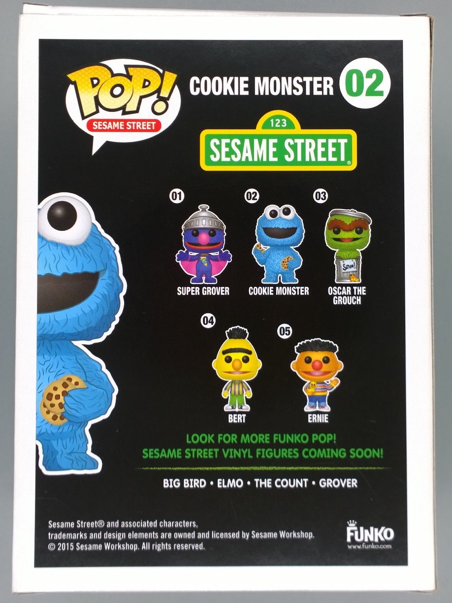 02 Cookie Monster - Flocked - Sesame Street - 2015 Con – Funko Pops