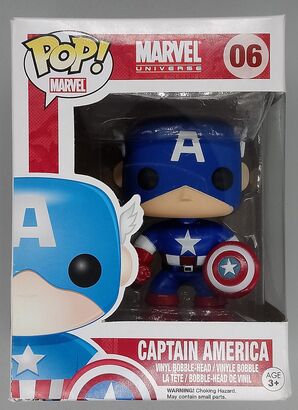 #06 Captain America - Marvel - BOX DAMAGE