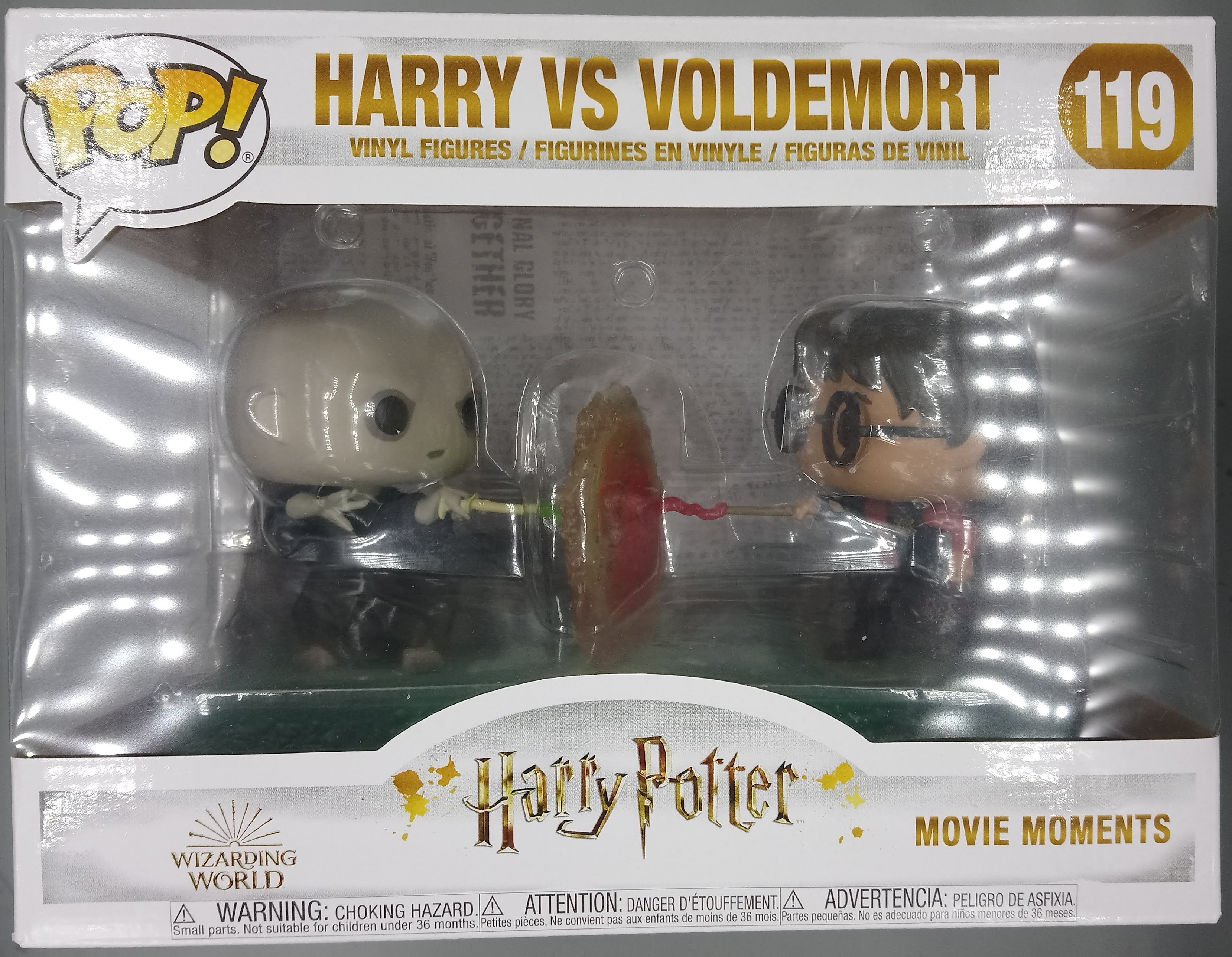 Funko Pop! Moments: Harry Potter - Harry vs. Voldemort Vinyl Figure 119 No  Box