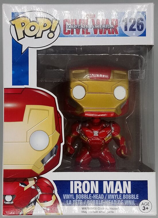 #126 Iron Man - Marvel - Captain America Civil War DAMAGED