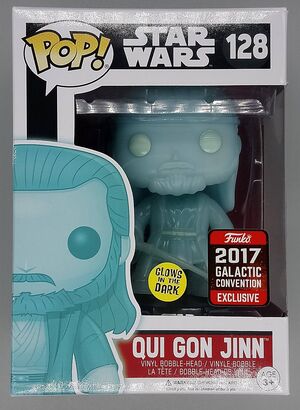 #128 Qui-Gon Jinn (Holographic) - Glow - Star Wars