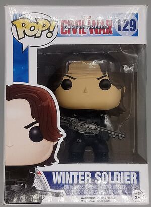 #129 Winter Soldier Marvel Captain America Civil War DAMAGED