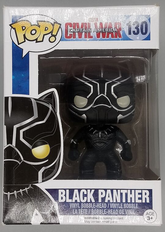 #130 Black Panther - Marvel Captain America Civil BOX DAMAGE