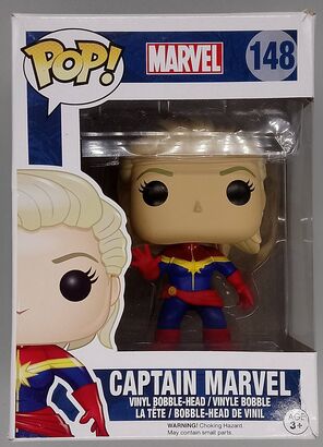 #148 Captain Marvel - Marvel - BOX DAMAGE