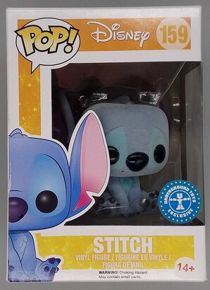#159 Stitch (Seated) Flocked Disney Lilo & Stitch BOX DAMAGE