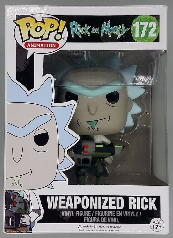 #172 Weaponized Rick - Rick and Morty - BOX DAMAGE