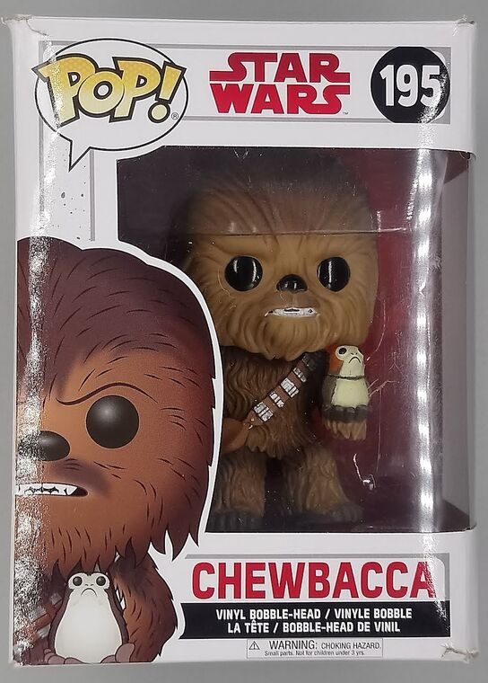 #195 Chewbacca (w/ Porg) - Star Wars - BOX DAMAGE