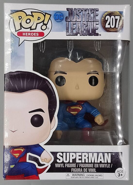 #207 Superman - DC  Justice League - BOX DAMAGE