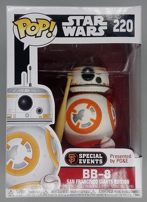 #220 BB-8 (Giants) - Star Wars MLB (San Francisco Giants)