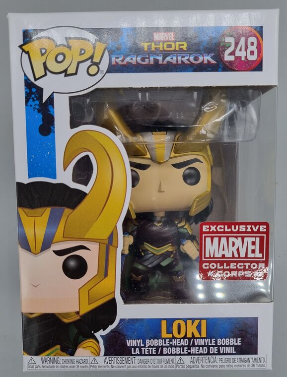 #248 Loki (Helmet) Marvel Collector Corps Exc Thor Ragnarok