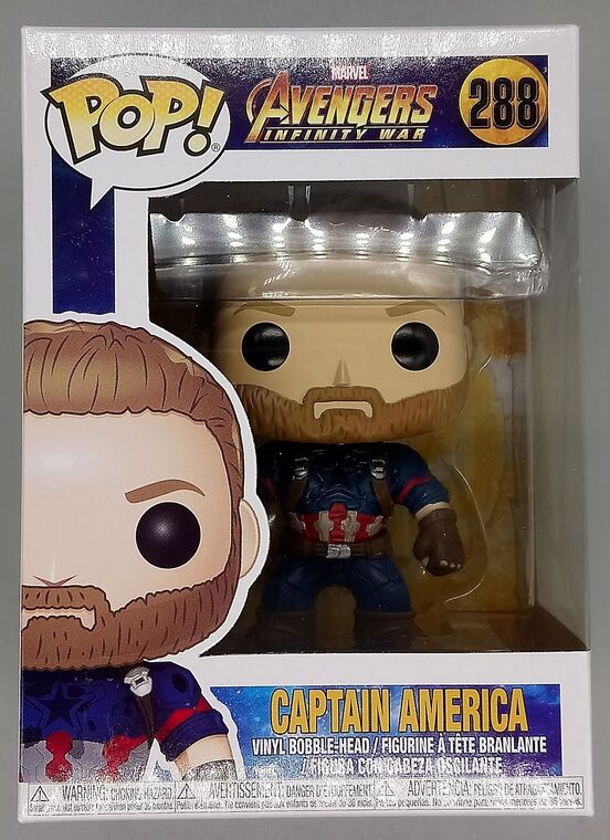 #288 Captain America - Marvel Avengers Infinity BOX DAMAGE