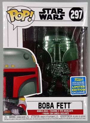 #297 Boba Fett (Green) - Chrome - Star Wars - 2019 Con