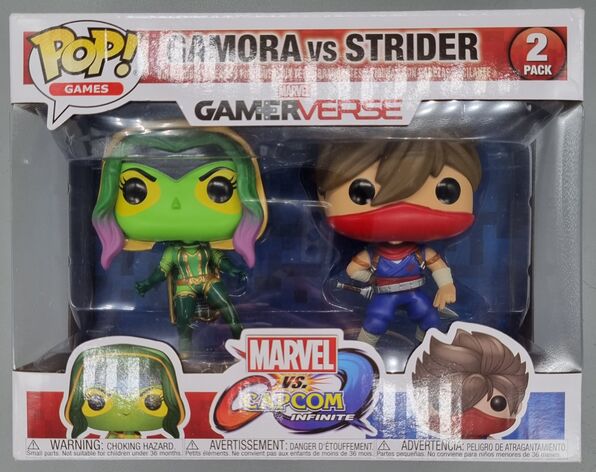 [2 Pack] Gamora vs Strider - Capcom Marvel Games