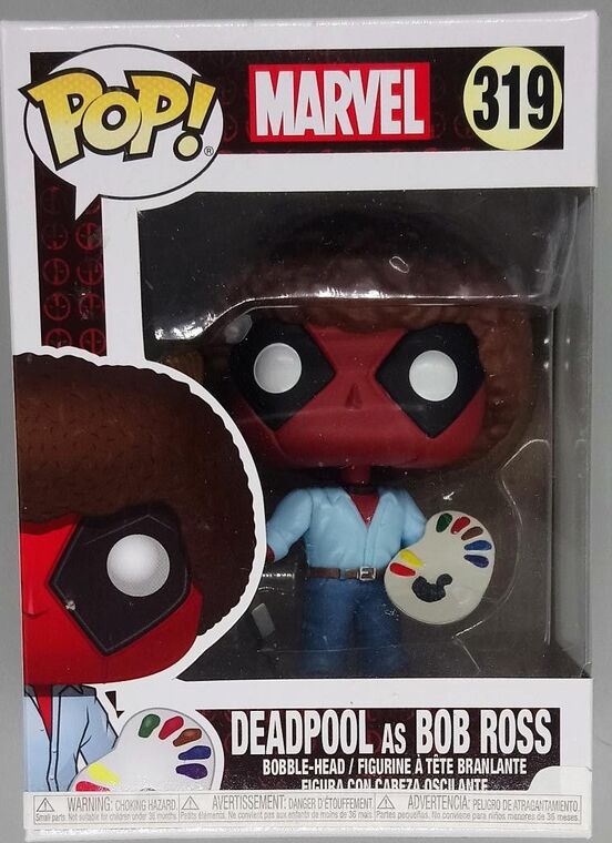 #319 Deadpool as Bob Ross - Marvel Deadpool