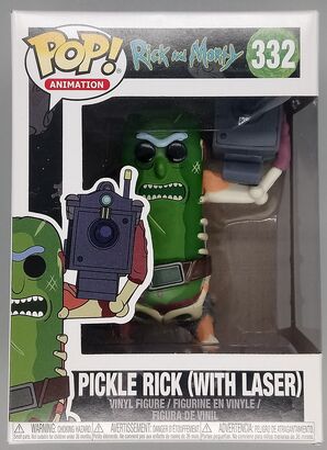 #332 Pickle Rick (with Laser) - Rick and Morty BOX DAMAGE