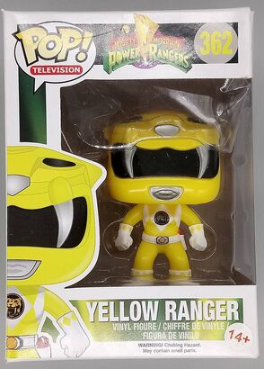 #362 Yellow Ranger - Power Rangers - BOX DAMAGE