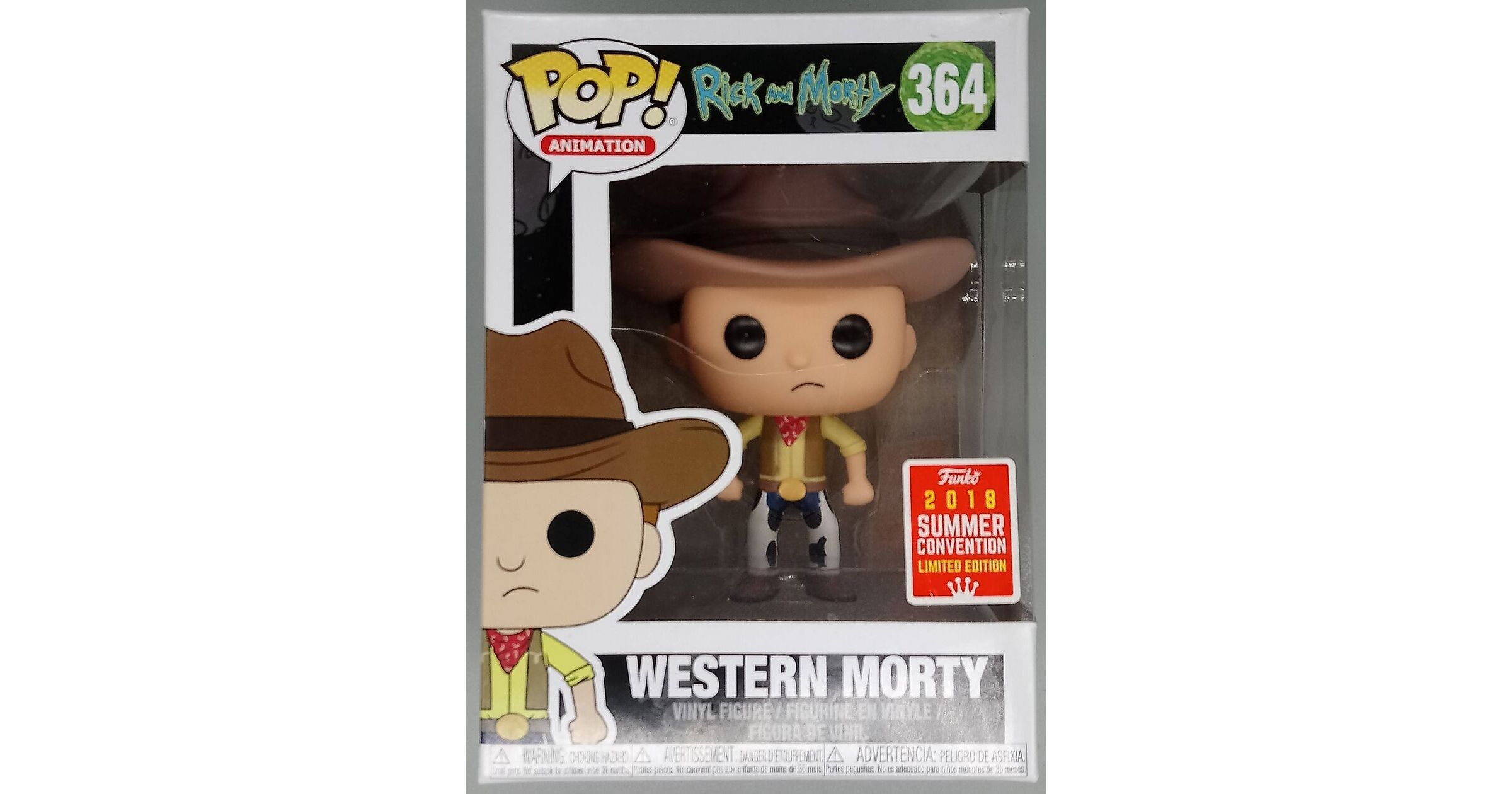 Funko Pop Rick and Morty Western Rick 2018 Summer Convention Exclusive