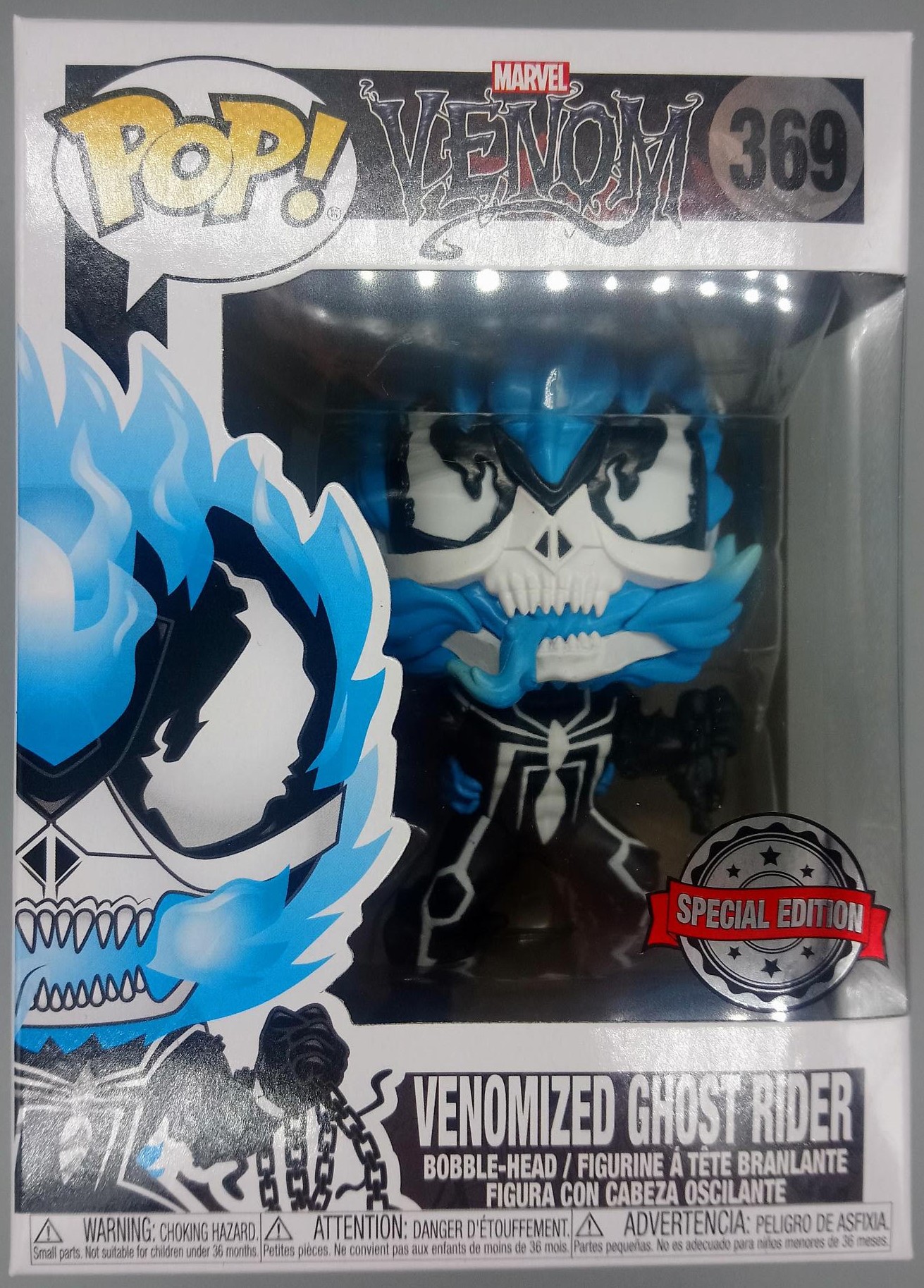 Venom - Venomized Ghost Rider Blue - figurine POP 369 POP! MARVEL